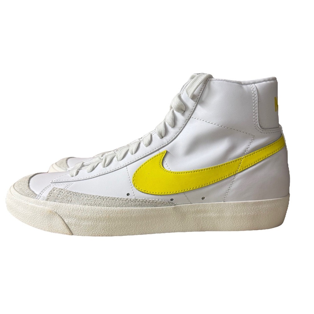 Nike Blazer Mid '77 Vintage White Opti Yellow | BQ6806-101 Men Size 10.5 Wmns 12